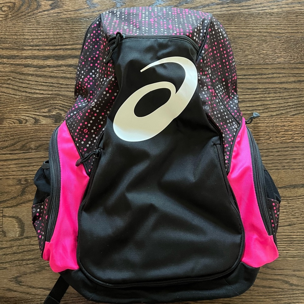 ASICS Sport Backpack- Pink & Black